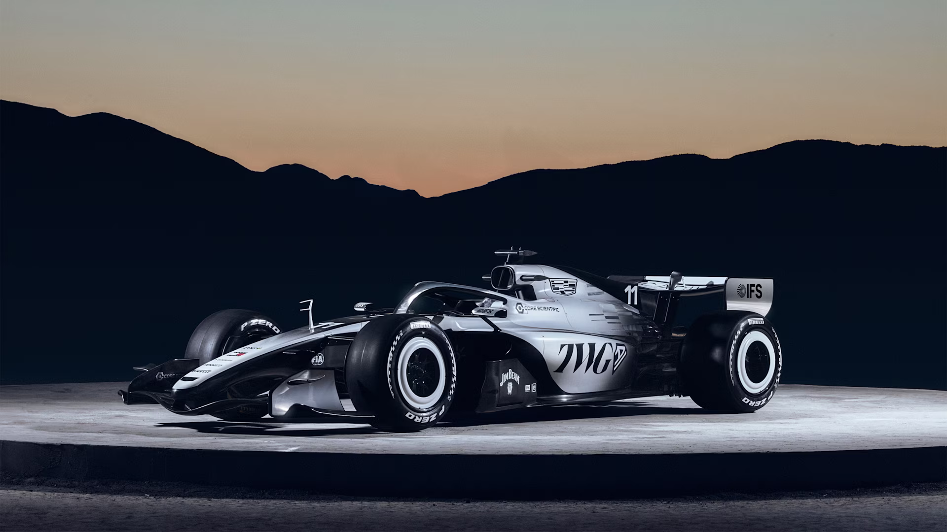 Vista del diseño del Cadillac Formula One Team